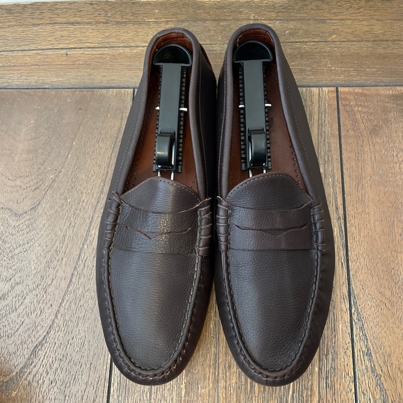 Allen Edmonds Winthrop Brown Leather Loafers Driving Shoes Mens size 9.5 E - Picture 4 of 8